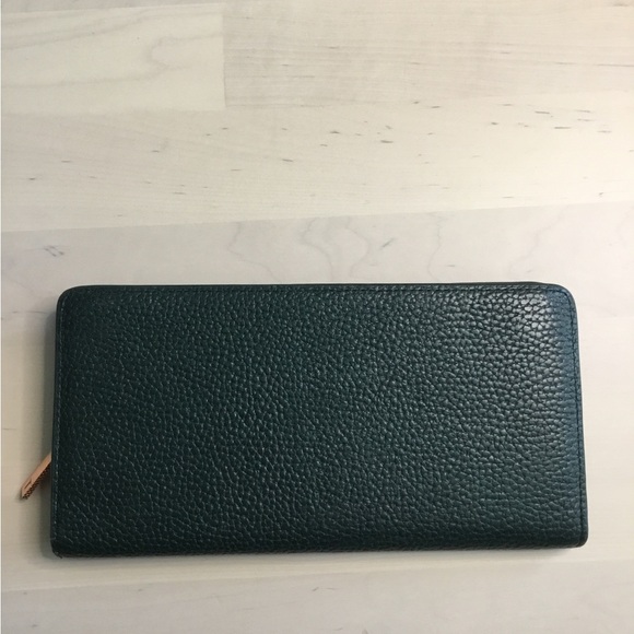 Ted Baker Dark Green Leather Clutch wallet - Picture 3 of 5